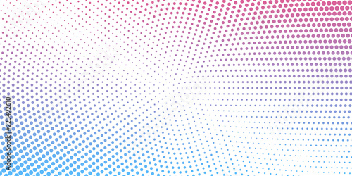 Abstract background consist of color circles. Dotted concept design for business. Modern ackground in halftone style with radial colored spots.