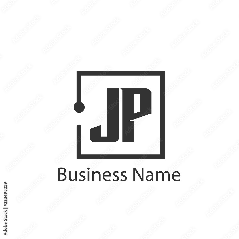 Initial Letter JP Logo Template Design Initial Letter JP Logo Template Design