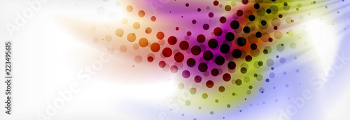 Wallpaper Mural Abstract background holographic liquid colors design Torontodigital.ca