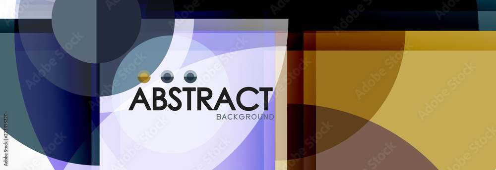 Vector fantastic circle modern geometric background template Vector fantastic circle modern geometric background template