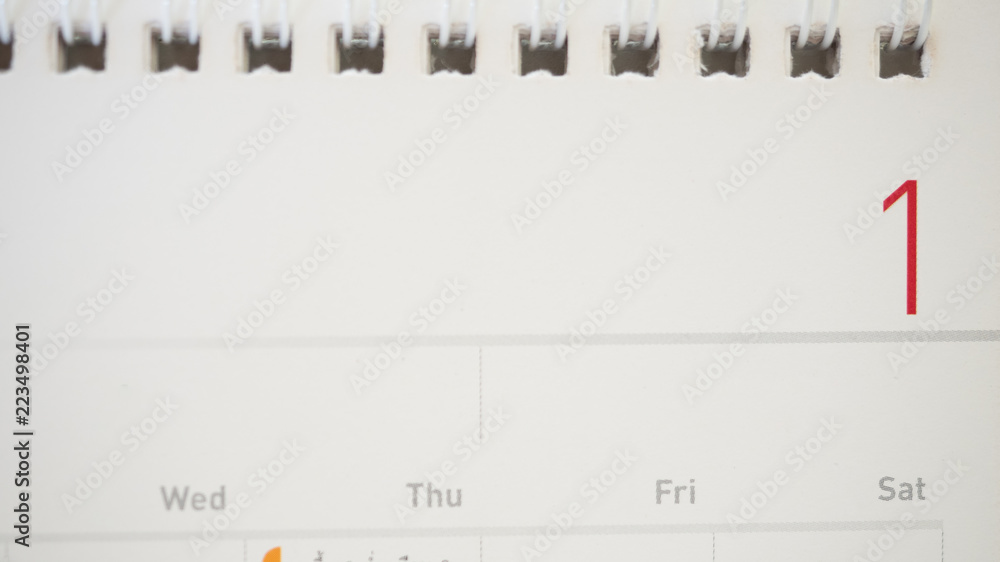 calender close up on white background concept happy new year calender close up on white background concept happy new year
