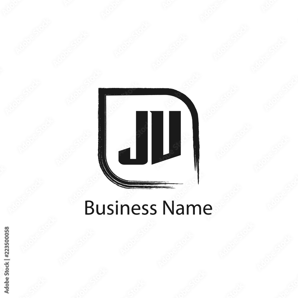 Initial Letter JV Logo Template Design Initial Letter JV Logo Template Design