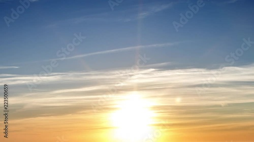 sunset timelapse of larino beach on the coast of galicia, spain