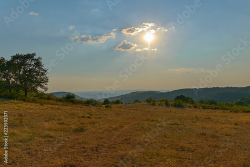 Before the sunset. The Old Balkan Mountains. Bulgaria. Bulgaria.