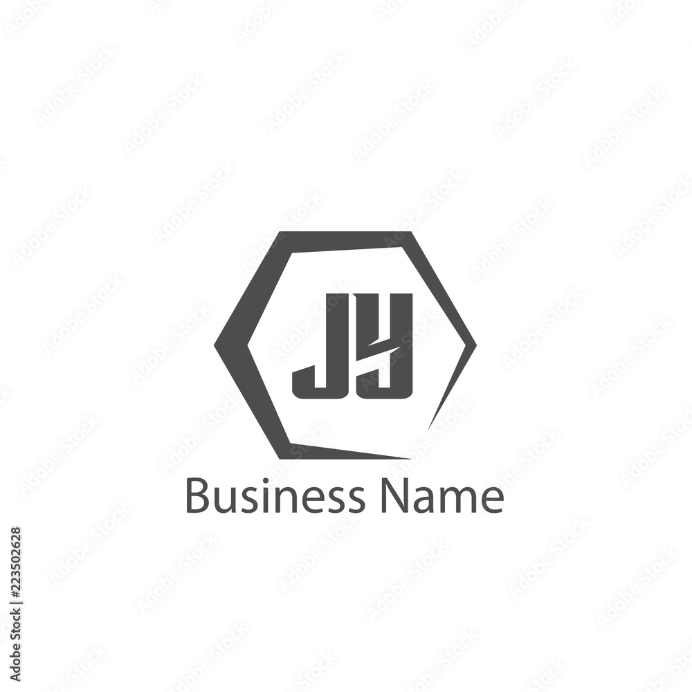 Initial Letter JY Logo Template Design Initial Letter JY Logo Template Design