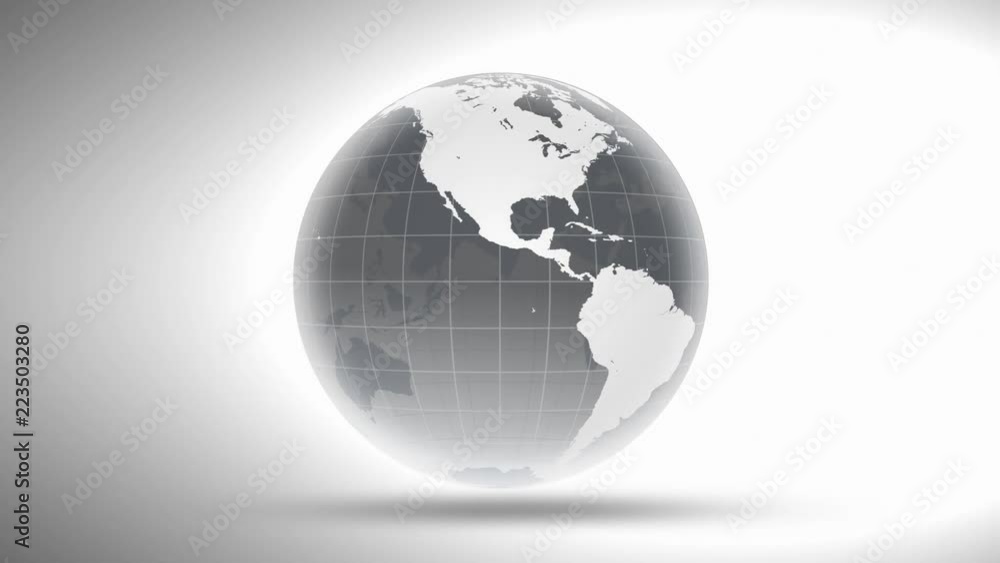 globe rotation 3d world globe rotation 3d world