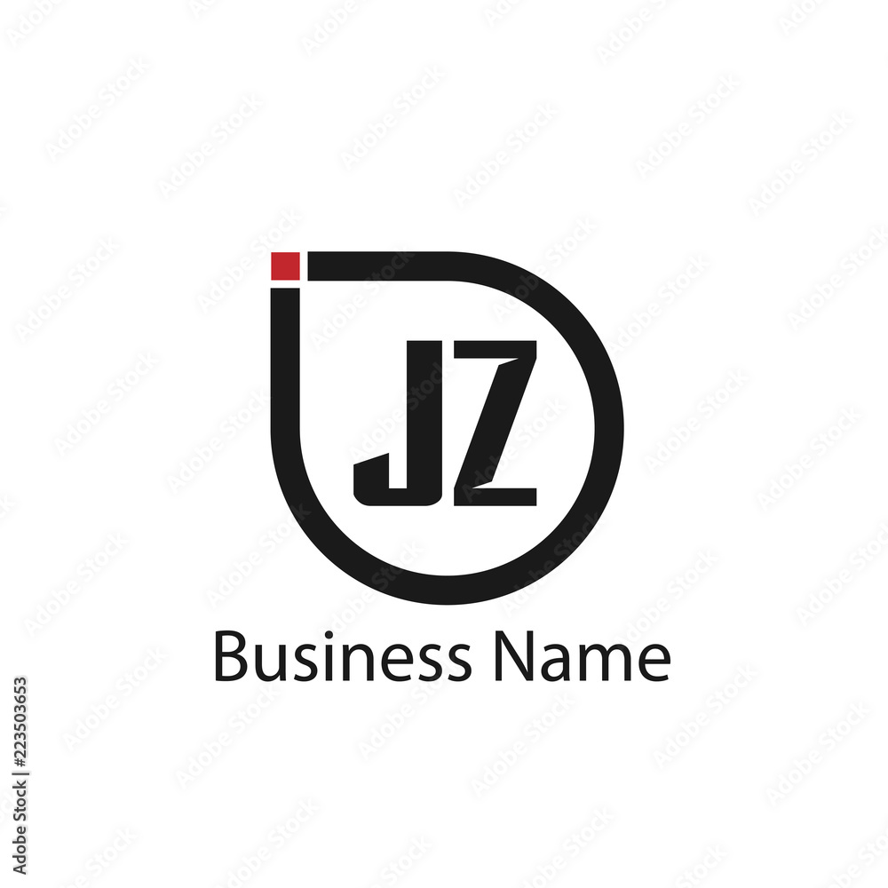 Initial Letter JZ Logo Template Design Initial Letter JZ Logo Template Design