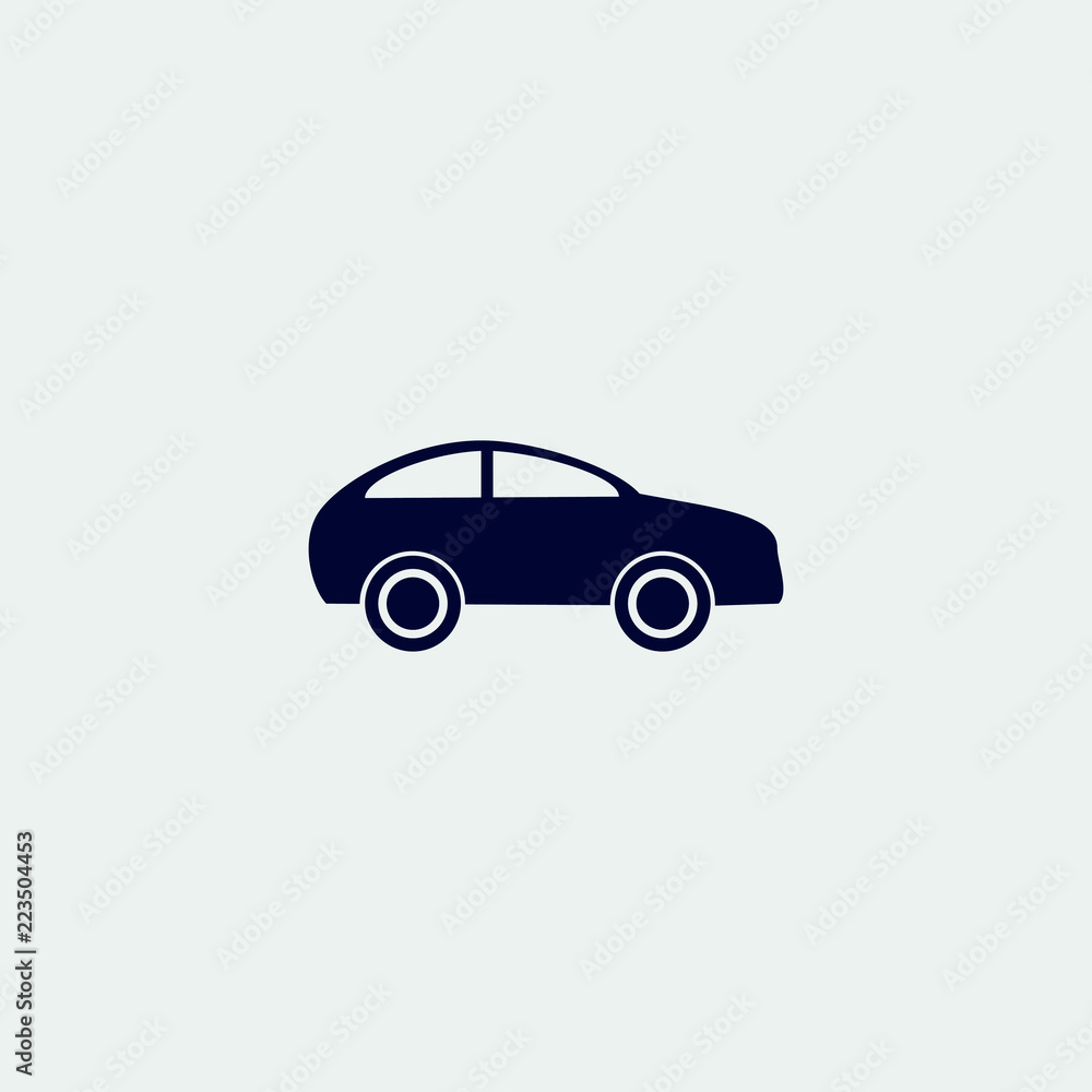 simple car icon, vector illustration. flat icon simple car icon, vector illustration. flat icon