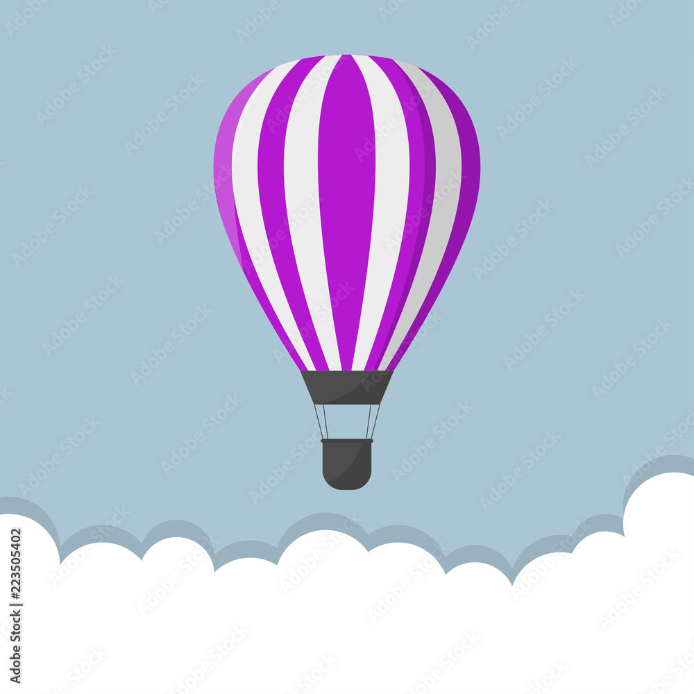 Fototapeta premium Air balloon illustration