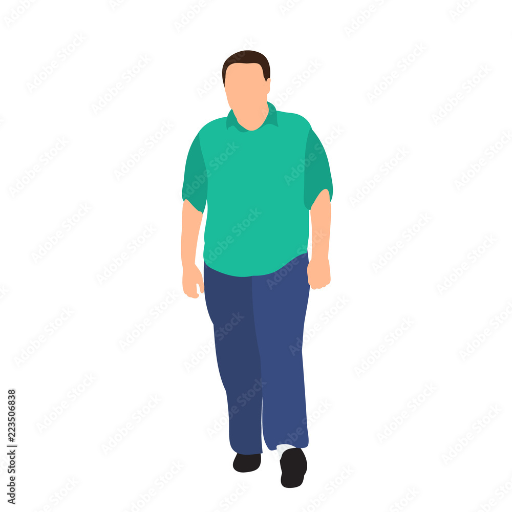 flat style man flat style man
