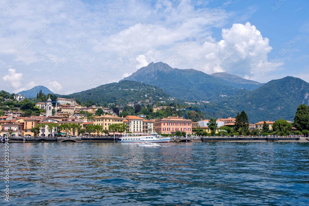 Menaggio town on Lake Como shore