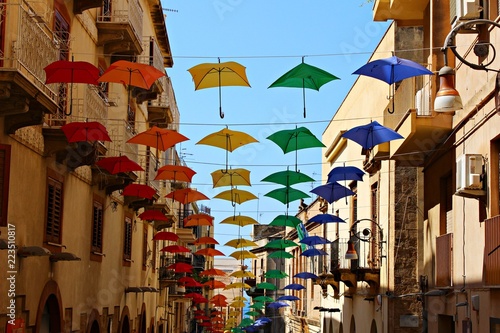 Tableau sur toile Italy, Sicily: Popular party to Sciacca.