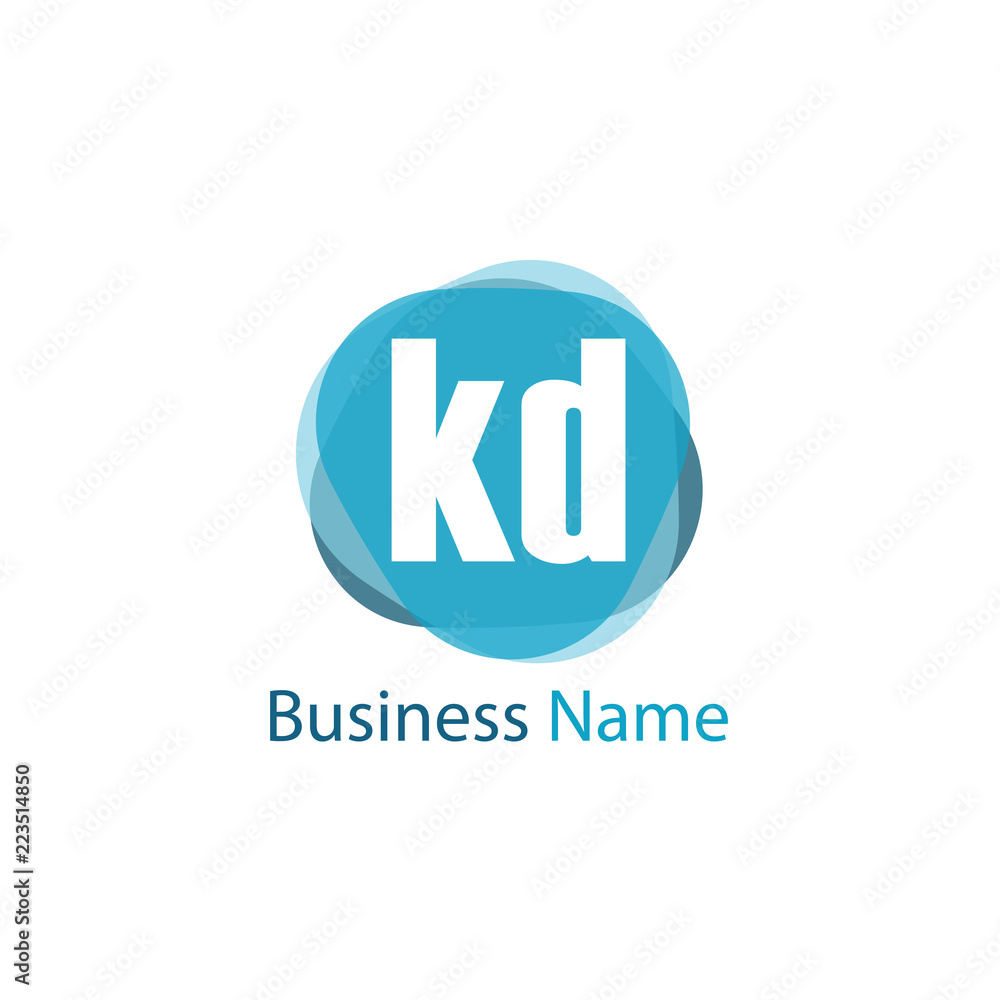 Initial Letter KD Logo Template Design Initial Letter KD Logo Template Design
