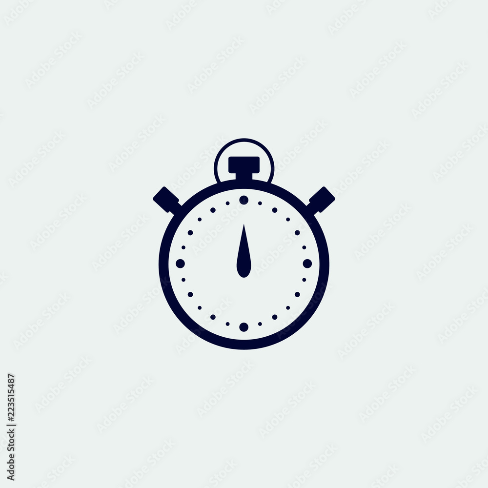 stopwatch icon, vector illustration. flat icon. stopwatch icon, vector illustration. flat icon.