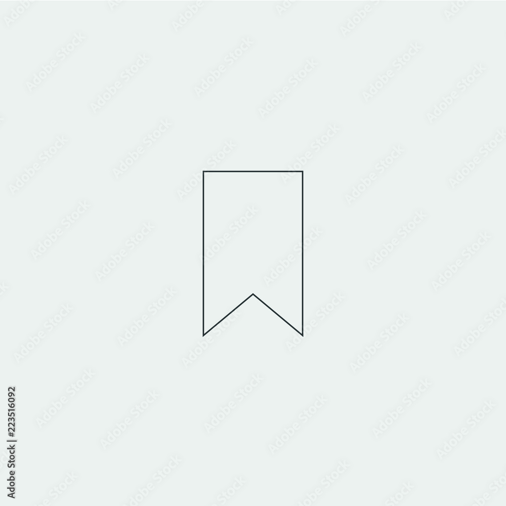 bookmark icon, vector illustration. flat icon. bookmark icon, vector illustration. flat icon.