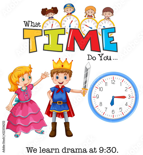 Students learn drama at 9:30