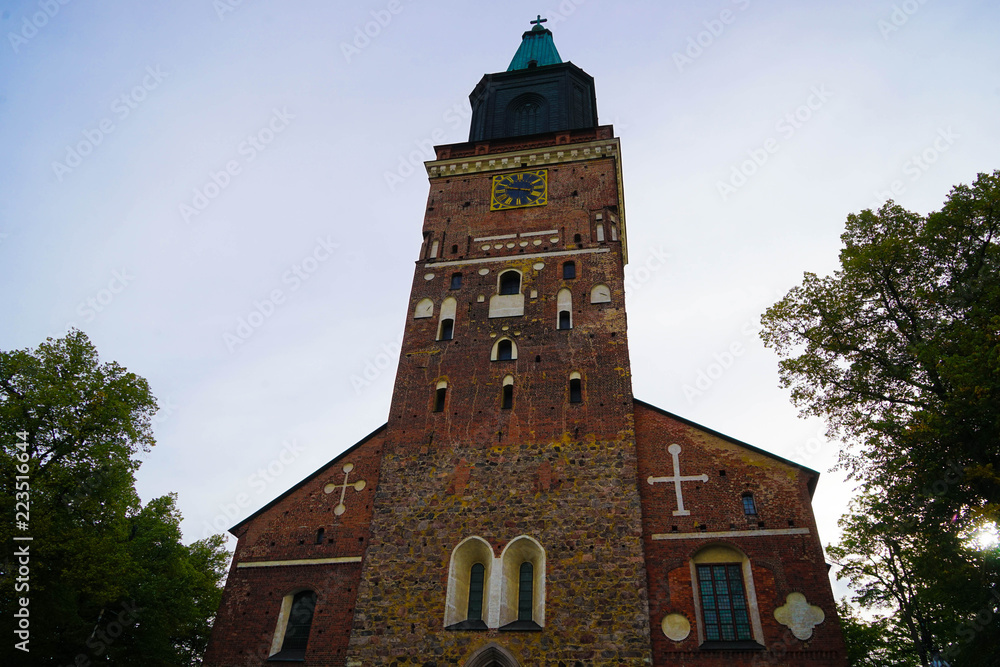 Fototapeta premium Turku Cathedral in Summer