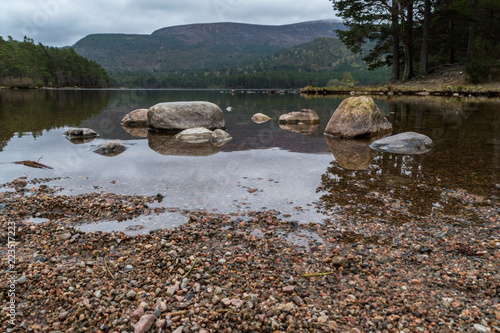 Loch an Eilein near Aviemore landscape shots of a relexing scene or walking for pure air