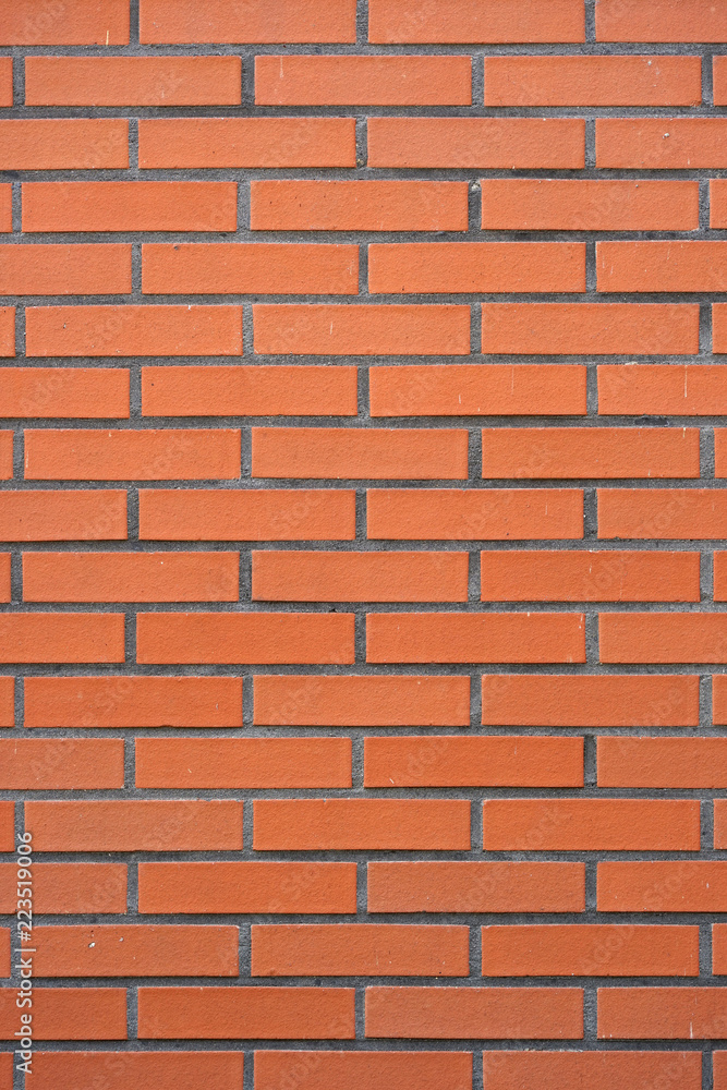 Obraz premium Red Brick wall for background or texture. Old red brick wall texture background