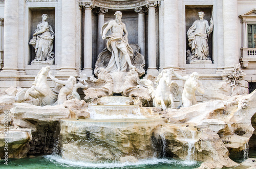 Beautiful Trevi Fountain. Rome. Italy. 