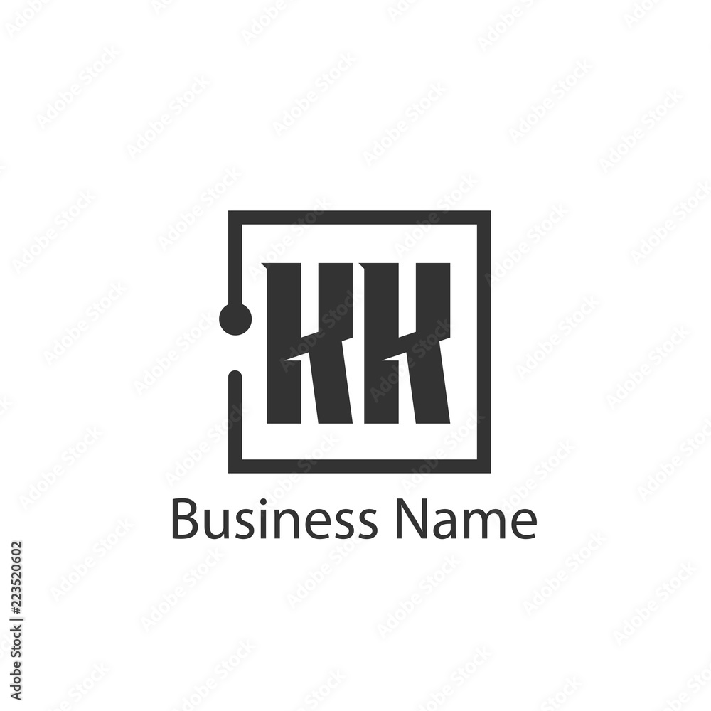 Initial Letter KK Logo Template Design