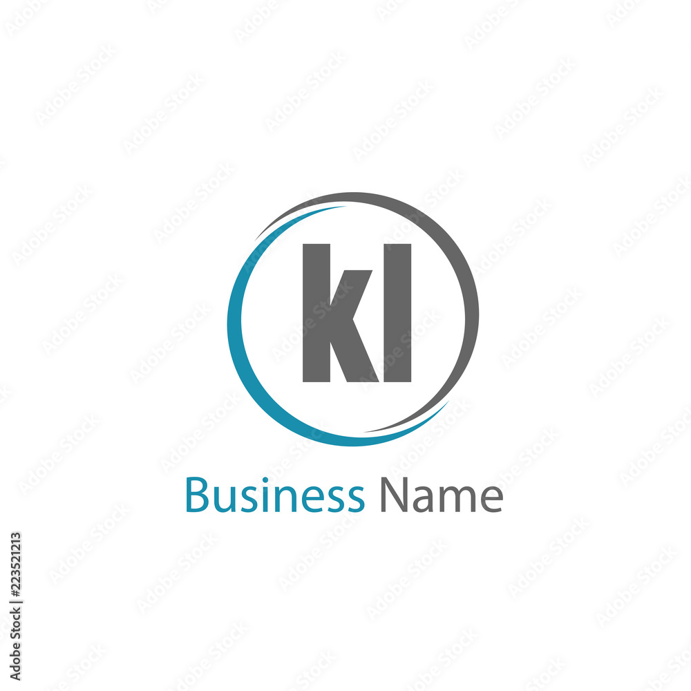 Initial Letter KL Logo Template Design Initial Letter KL Logo Template Design