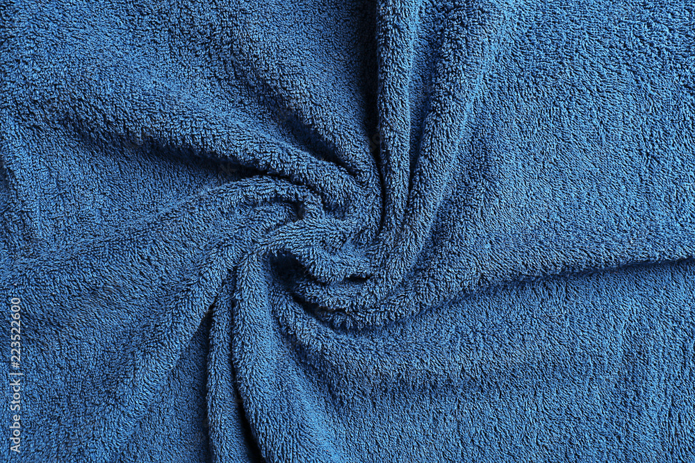Fototapeta premium Color soft towel with folds