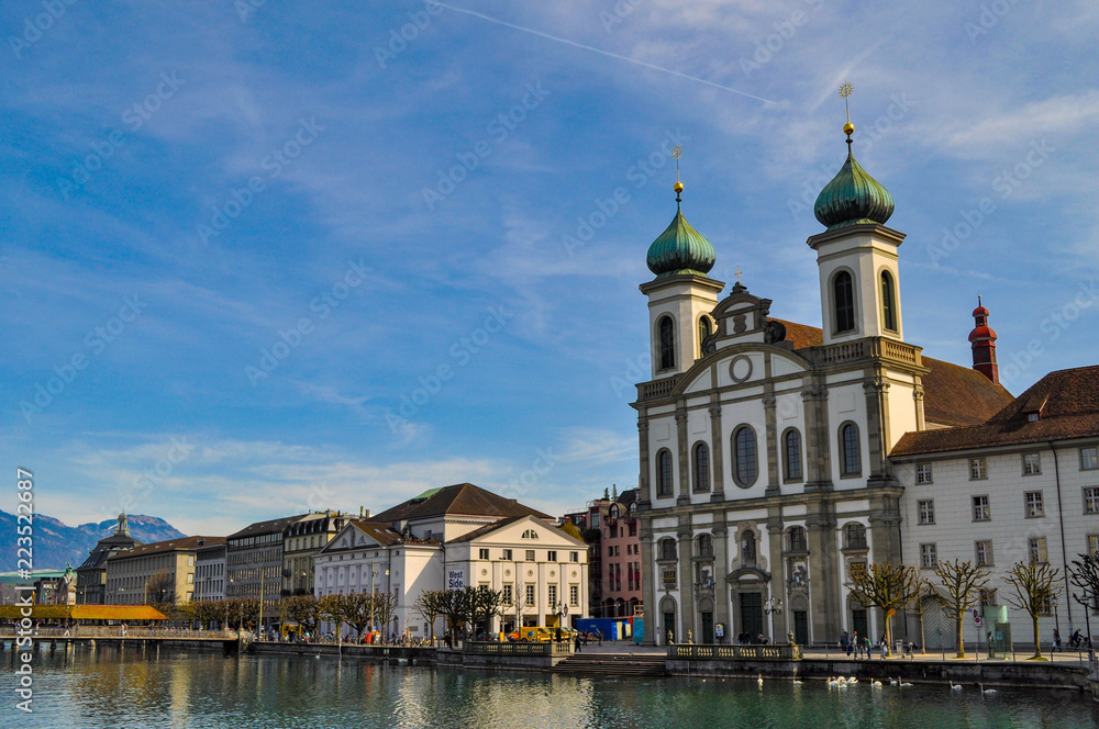 Naklejka premium Luzern, Swizerland