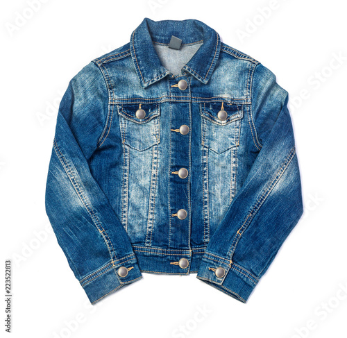 Jeans jacket blue color, © AlenKadr