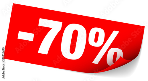 Sticknote Tag "Sale" -70%