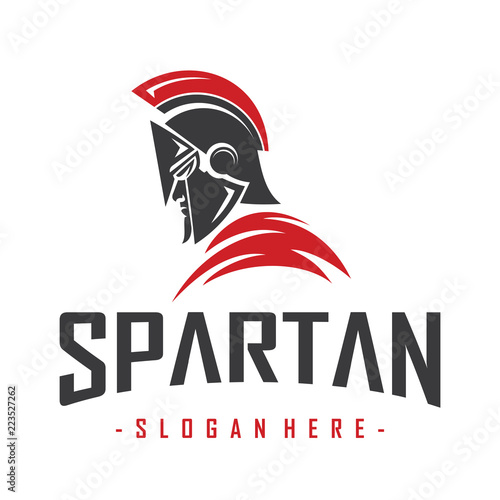 Spartan Warrior Logo Inspiration Vector 