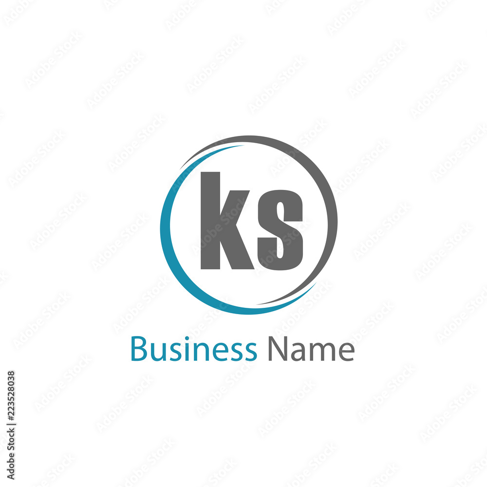 Initial Letter KS Logo Template Design Initial Letter KS Logo Template Design