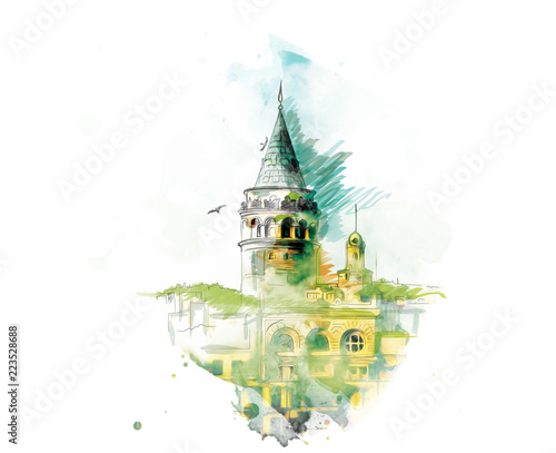 Galata Kulesi, İstanbul Boğazı, Tarihi Yarımada, Beyoglu, bosphorus, galata tower photo