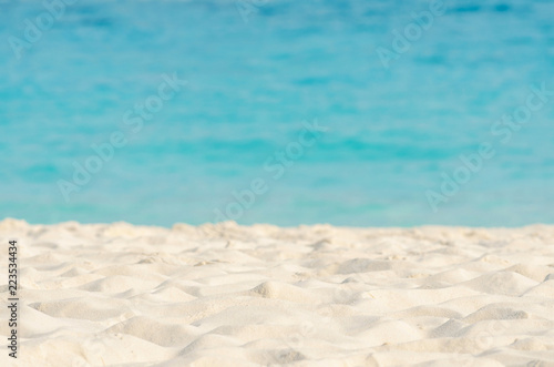 sand beach and sea background  Andaman Thailand.