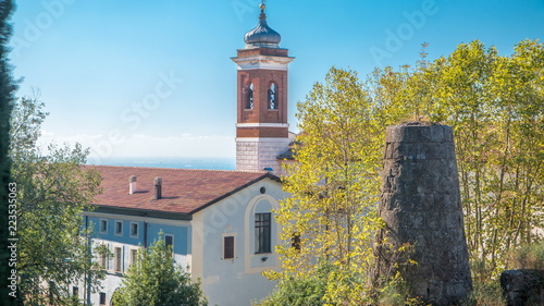 Tomb of the Horatii and Curiatii in beautiful town of Albano Laziale timelapse, Italy photo