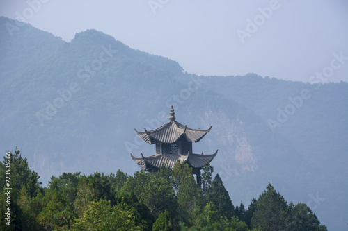 Pingyao Mian Shan Mountain in China photo