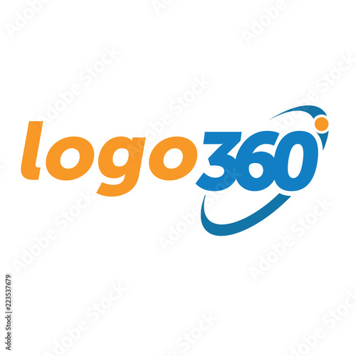 360 degrees consulting and media logo vector