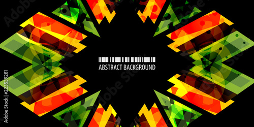 Geometric colorful abstract background