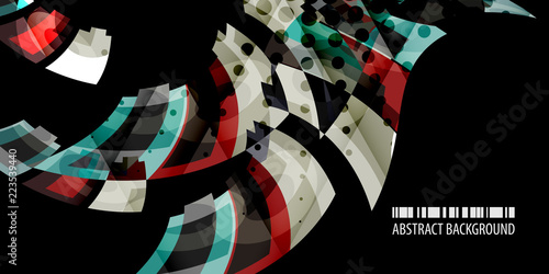 Geometric colorful abstract background