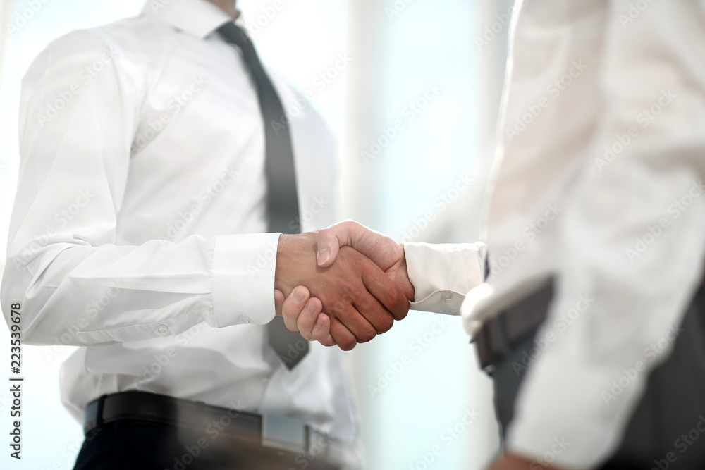 close up.handshake business partners close up.handshake business partners