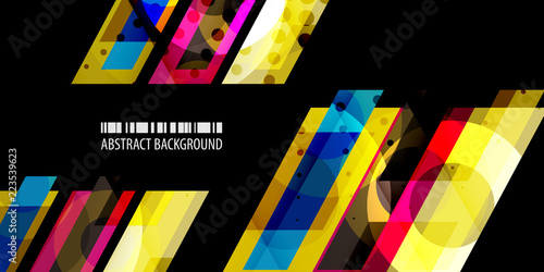 Geometric colorful abstract background