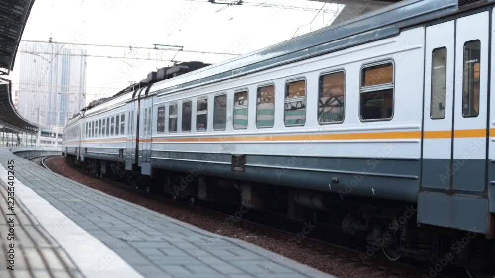 Train at the train station Train at the train station