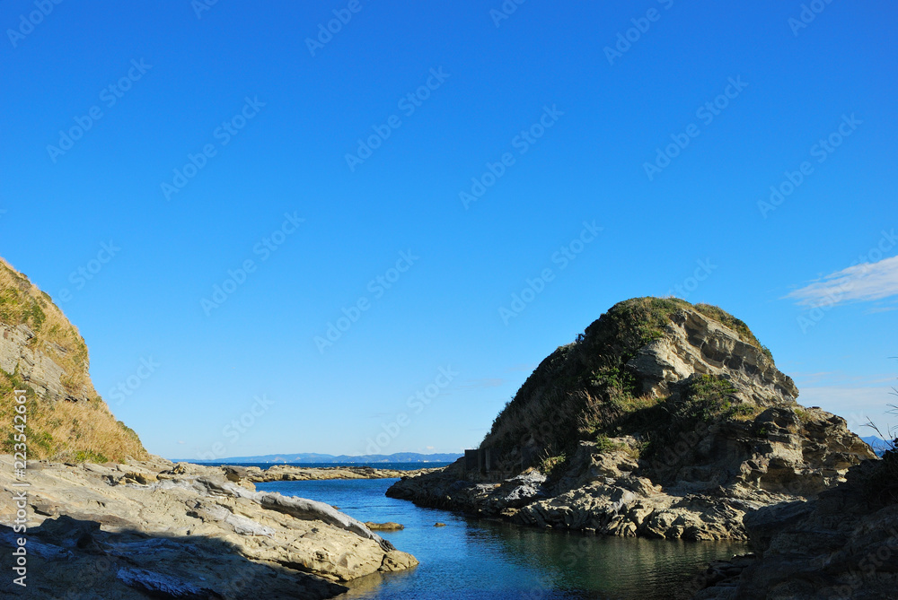 剱崎 神奈川県三浦市南下浦町松輪の風景　日本