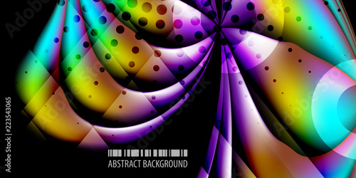 Geometric colorful abstract background