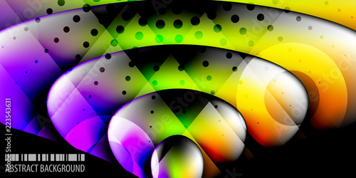 Geometric colorful abstract background