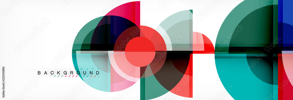 Circle abstract background