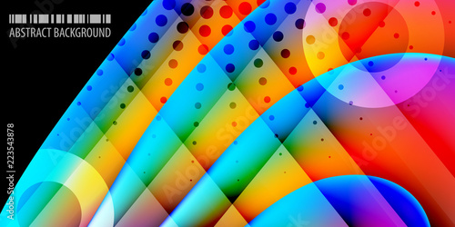 Geometric colorful abstract background