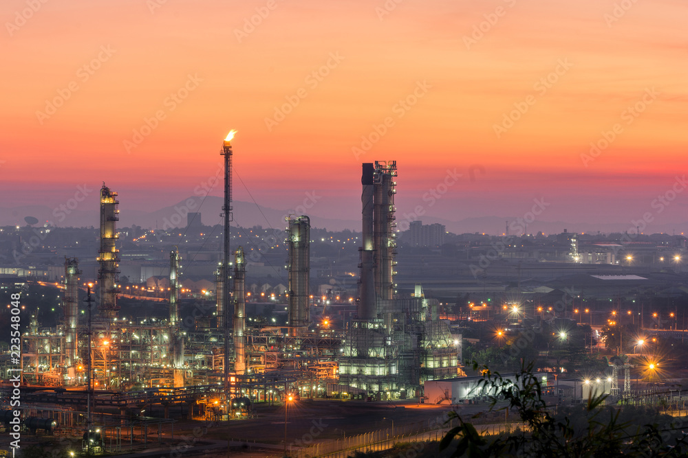 Oil and gas industry - refinery, factory, petrochemical plant