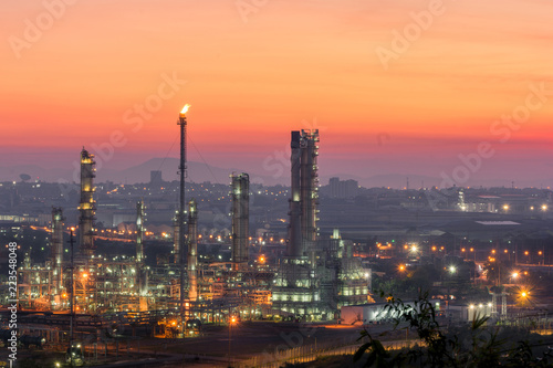 Oil and gas industry - refinery  factory  petrochemical plant
