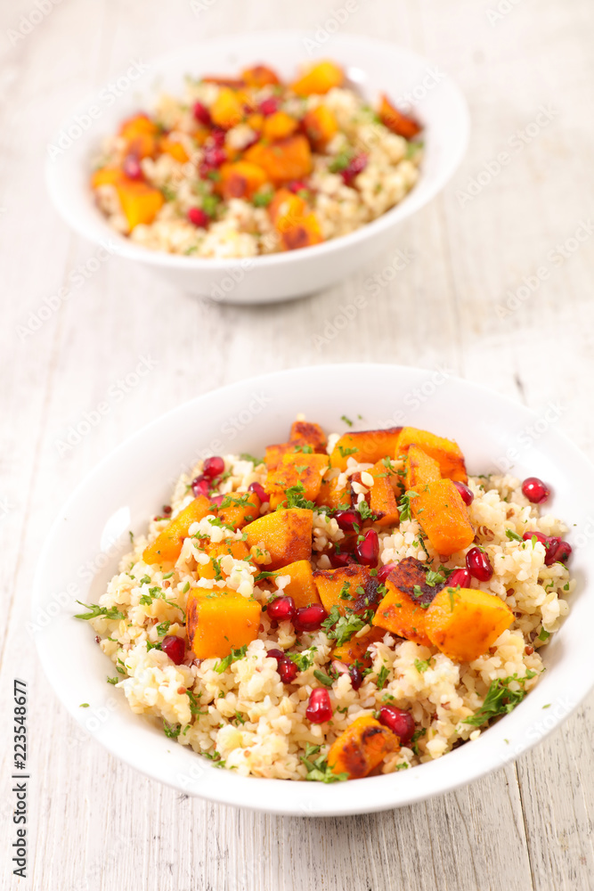 autumn quinoa salad with pumpkin autumn quinoa salad with pumpkin